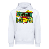 White softball mini with leopard Urban Hoodie - Zillion Design Studio