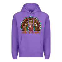 Purple gobble till you wobble thanksgiving rainbow Premium Hoodie - RanaPortraitStore