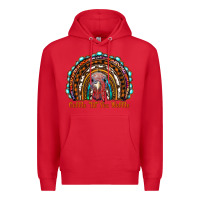 Red gobble till you wobble thanksgiving rainbow Premium Hoodie - RanaPortraitStore