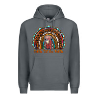 Rock gobble till you wobble thanksgiving rainbow Premium Hoodie - RanaPortraitStore