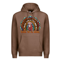 Chestnut gobble till you wobble thanksgiving rainbow Premium Hoodie - RanaPortraitStore