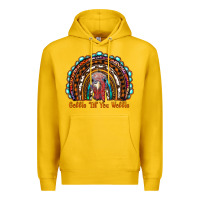 Lemon gobble till you wobble thanksgiving rainbow Premium Hoodie - RanaPortraitStore
