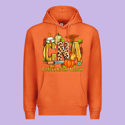 Fall Cna Certified Nursing Assistant Premium Hoodie Designed By Zillion Design Studio