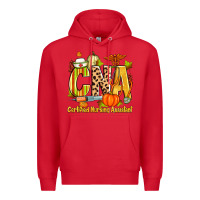 Red fall cna certified nursing assistant Premium Hoodie - Zillion Design Studio