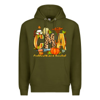 Army Green fall cma certified medical assistant Premium Hoodie - Zillion Design Studio