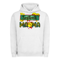 Pigment Lunar Rock softball mama with leopard Urban Hoodie - Zillion Design Studio