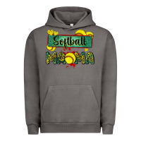 Pigment Tornado softball mama with leopard Urban Hoodie - Zillion Design Studio