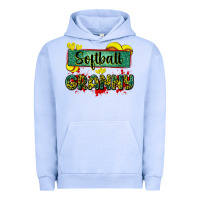 Pigment Grape Ice softball granny with leopard Urban Hoodie - Zillion Design Studio