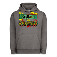 Pigment Tornado softball granny with leopard Urban Hoodie - Zillion Design Studio