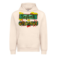 Sandshell softball granny with leopard Urban Hoodie - Zillion Design Studio