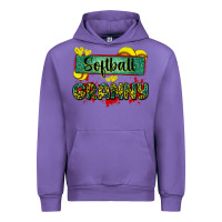 Tulip softball granny with leopard Urban Hoodie - Zillion Design Studio