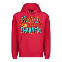 Cardinal crazy grateful thankful Premium Hoodie - Zillion Design Studio