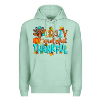 Seafoam crazy grateful thankful Premium Hoodie - Zillion Design Studio