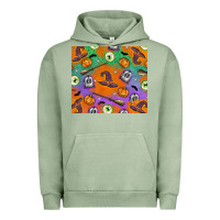 Pigment Oil Green halloween Urban Hoodie - texasbilliewilder