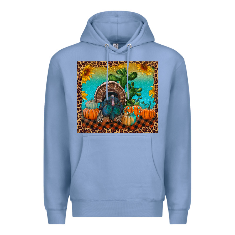 Turkey And Pumpkins Premium Hoodie by RanaPortraitStore | Teevron