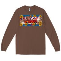 Chestnut 4th of july truck cow license plate Long Sleeve Tee - BarkalooDesign