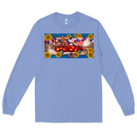Colony Blue 4th of july truck cow license plate Long Sleeve Tee - BarkalooDesign