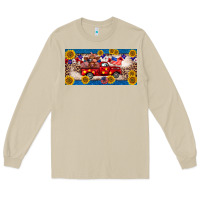 Mushroom 4th of july truck cow license plate Long Sleeve Tee - BarkalooDesign