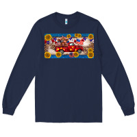Navy 4th of july truck cow license plate Long Sleeve Tee - BarkalooDesign