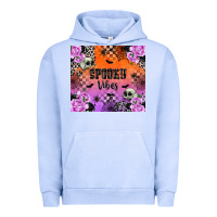Pigment Grape Ice spooky vibes Urban Hoodie - texasbilliewilder