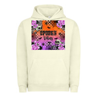 Pigment Pistachio spooky vibes Urban Hoodie - texasbilliewilder