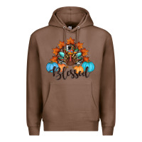 Chestnut thanksgiving turkey pumpkin blessed Premium Hoodie - RanaPortraitStore