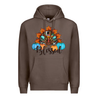 Coffee thanksgiving turkey pumpkin blessed Premium Hoodie - RanaPortraitStore