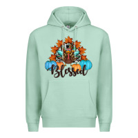 Seafoam thanksgiving turkey pumpkin blessed Premium Hoodie - RanaPortraitStore