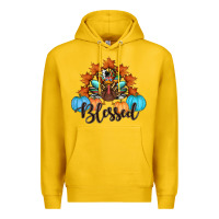 Lemon thanksgiving turkey pumpkin blessed Premium Hoodie - RanaPortraitStore