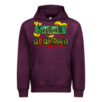 Mauve Wine softball grandma with leopard Urban Hoodie - Zillion Design Studio