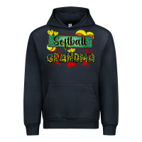 Navy softball grandma with leopard Urban Hoodie - Zillion Design Studio