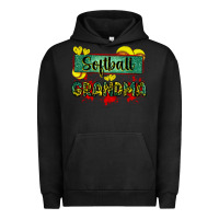 Pigment Black softball grandma with leopard Urban Hoodie - Zillion Design Studio