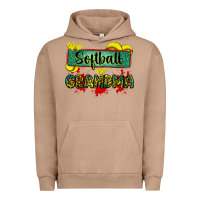 Pigment Burro softball grandma with leopard Urban Hoodie - Zillion Design Studio