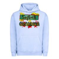 Pigment Grape Ice softball grandma with leopard Urban Hoodie - Zillion Design Studio