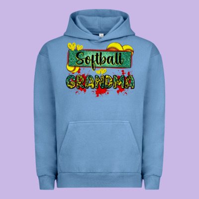 Softball Grandma With Leopard Urban Hoodie Designed By Zillion Design Studio