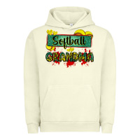 Pigment Pistachio softball grandma with leopard Urban Hoodie - Zillion Design Studio