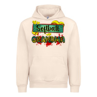 Sandshell softball grandma with leopard Urban Hoodie - Zillion Design Studio