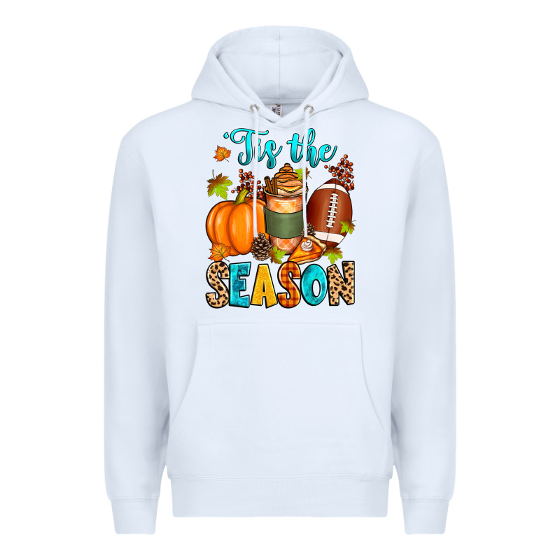 'tis The Season American  Football Premium Hoodie by Zillion Design Studio | Teevron