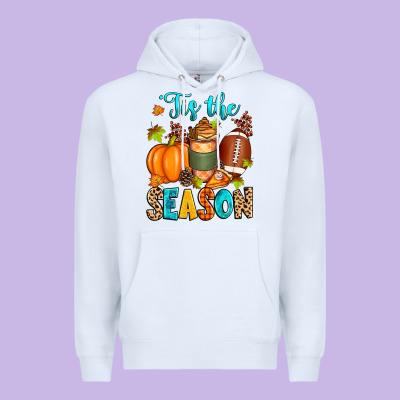 'tis The Season American  Football Premium Hoodie Designed By Zillion Design Studio