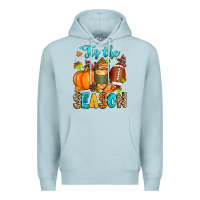 Blue Mist 'tis the season american  football Premium Hoodie - Zillion Design Studio