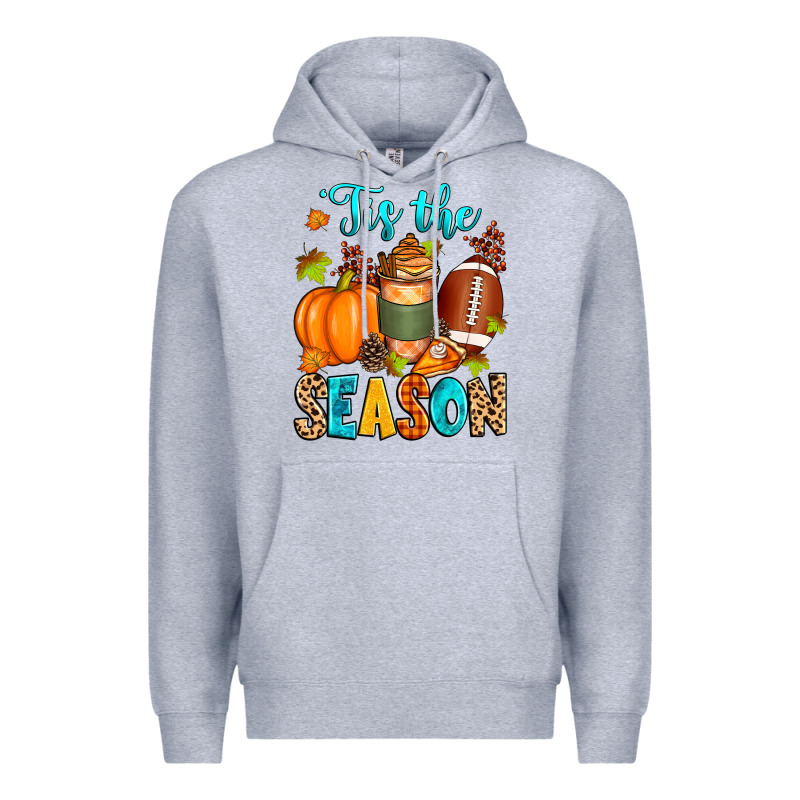 'tis The Season American  Football Premium Hoodie by Zillion Design Studio | Teevron