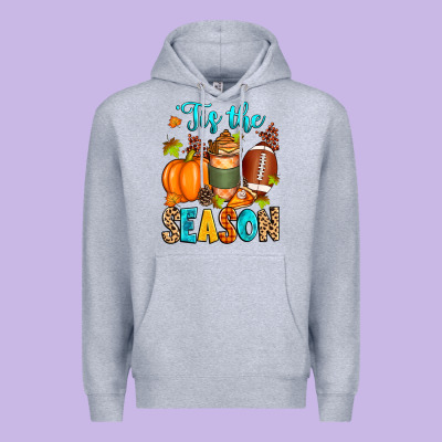 'tis The Season American  Football Premium Hoodie Designed By Zillion Design Studio
