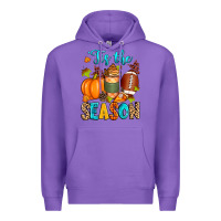 Purple 'tis the season american  football Premium Hoodie - Zillion Design Studio