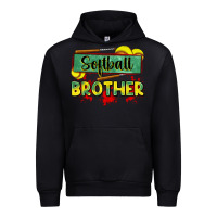 Black softball brother Urban Hoodie - Zillion Design Studio