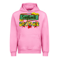 Fuchsia Pink softball brother Urban Hoodie - Zillion Design Studio