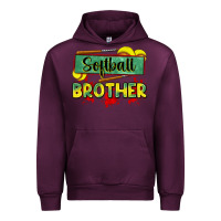 Mauve Wine softball brother Urban Hoodie - Zillion Design Studio