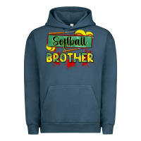 Pigment Midnight Navy softball brother Urban Hoodie - Zillion Design Studio