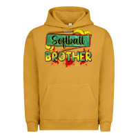 Pigment Peanut Butter softball brother Urban Hoodie - Zillion Design Studio