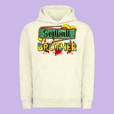 Softball Brother Urban Hoodie Designed By Zillion Design Studio