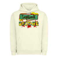 Pigment Pistachio softball brother Urban Hoodie - Zillion Design Studio